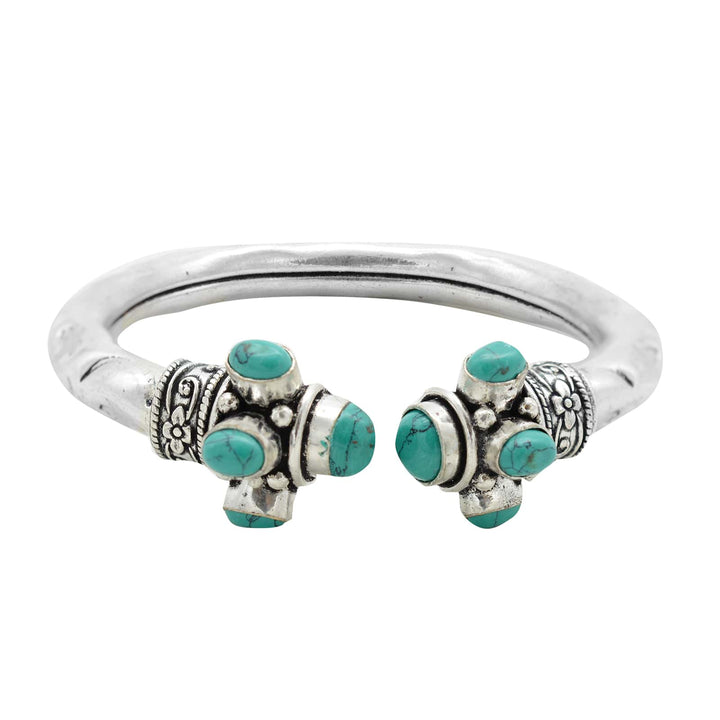 Trisha Turquoise Bracelet Cuff - Joker & Witch