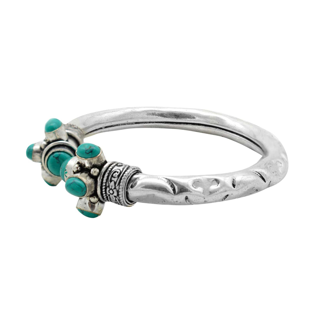Trisha Turquoise Bracelet Cuff - Joker & Witch