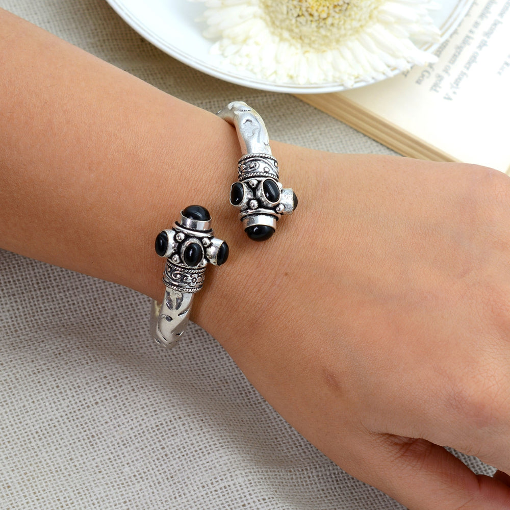 Trisha Black Bracelet Cuff - Joker & Witch