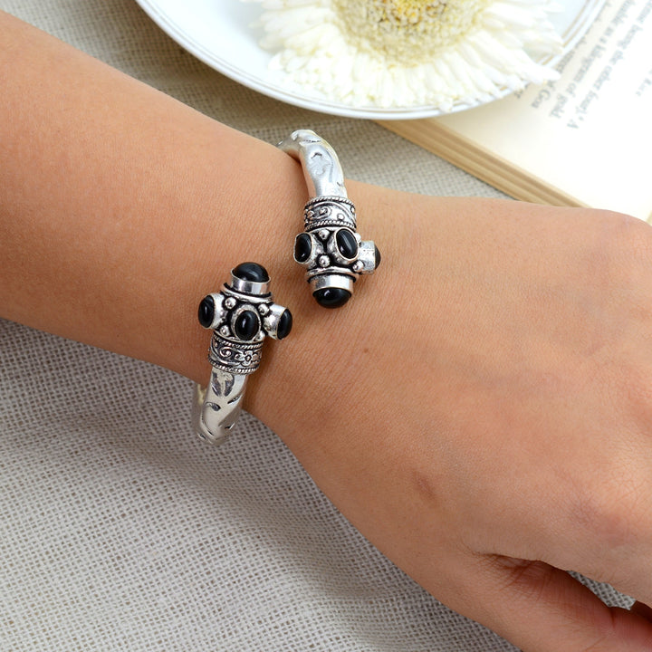 Trisha Black Bracelet Cuff - Joker & Witch