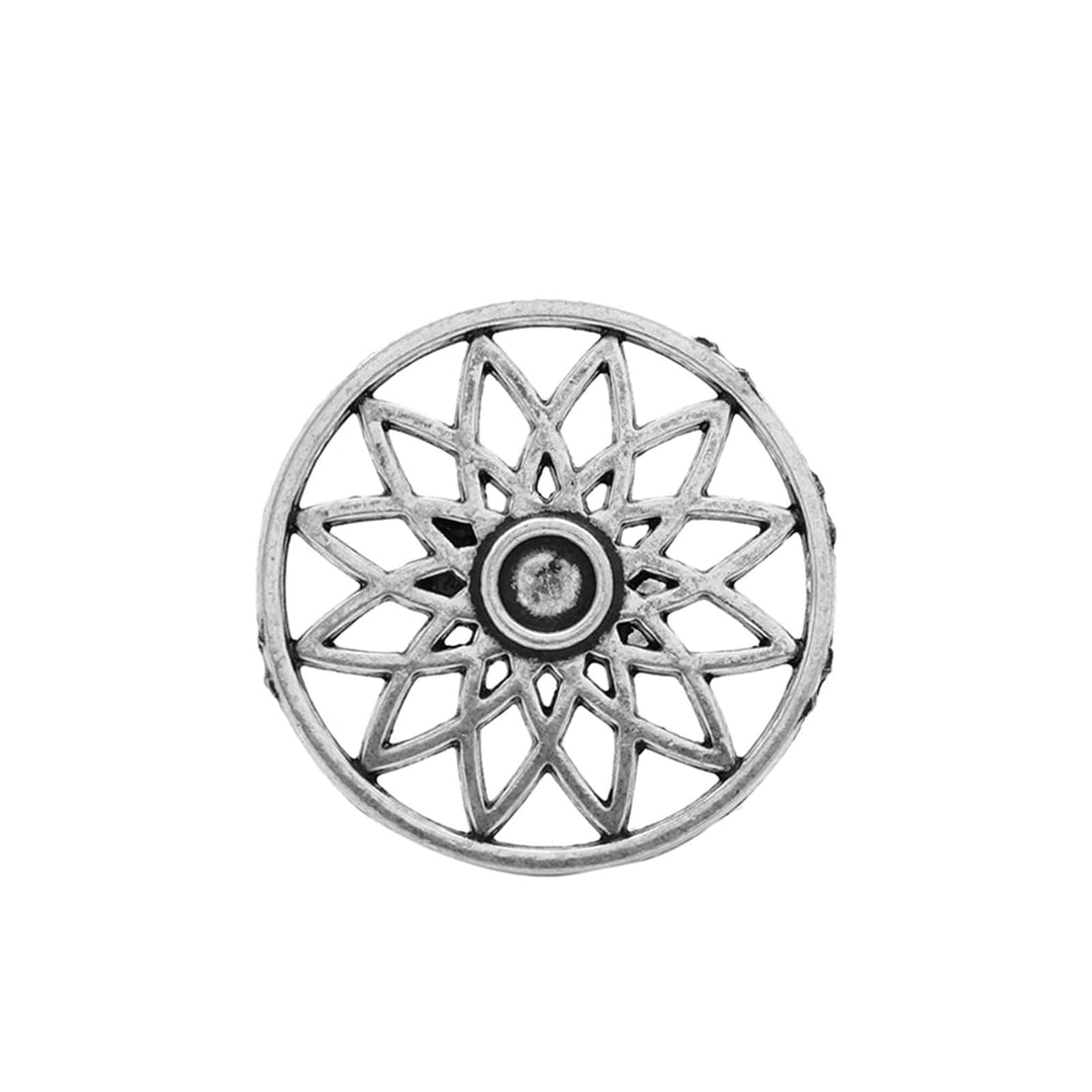 Nirav Silver Oxidized Ring - Joker & Witch