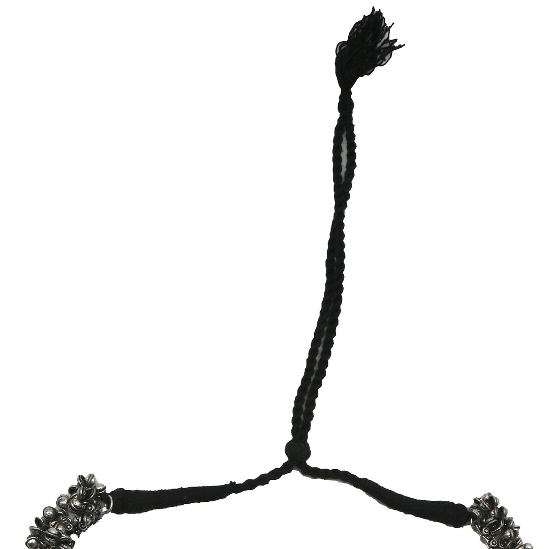 Teejh Oxidized Ghungroo Long Necklace