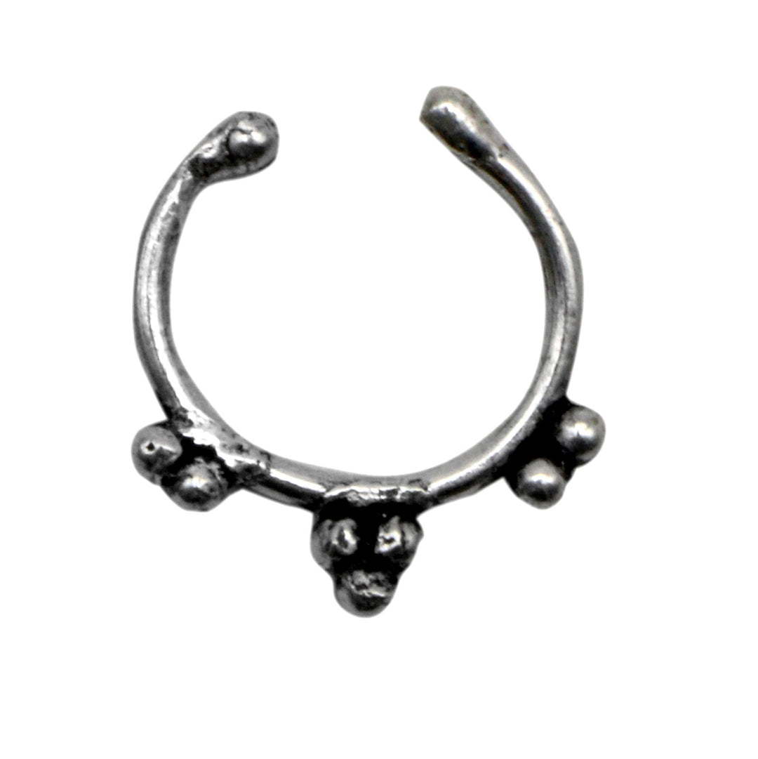 Ameya Silver Nose pin