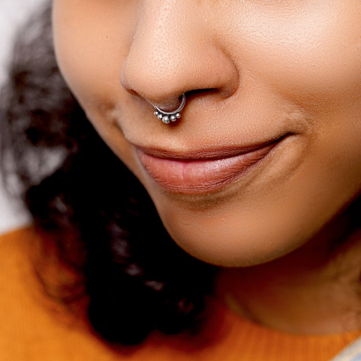 Dipti Silver Nosepin