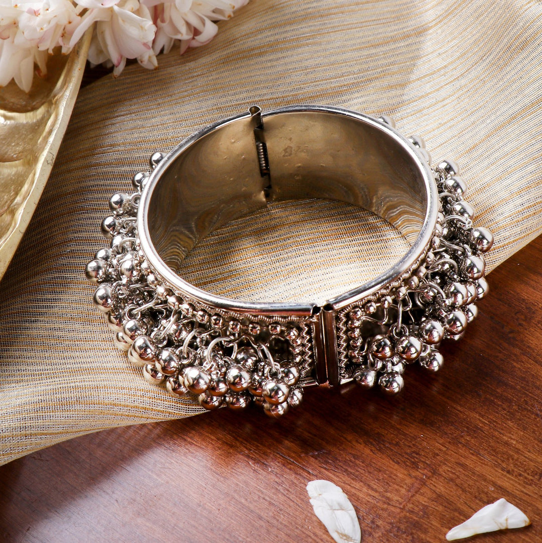 Teejh Indian Ethnic Jewellery | Buy Silver Oxidised Ghungroo