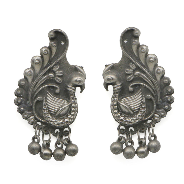 Teejh Mayurika Silver Oxidised Jewelry Gift Set