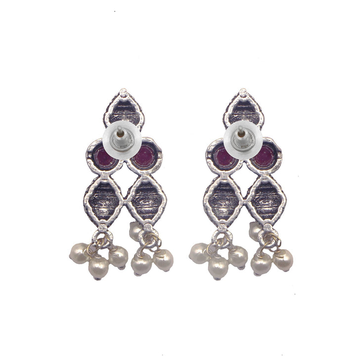 Teejh Mitali Rani Pink Stone Choker Necklace Set