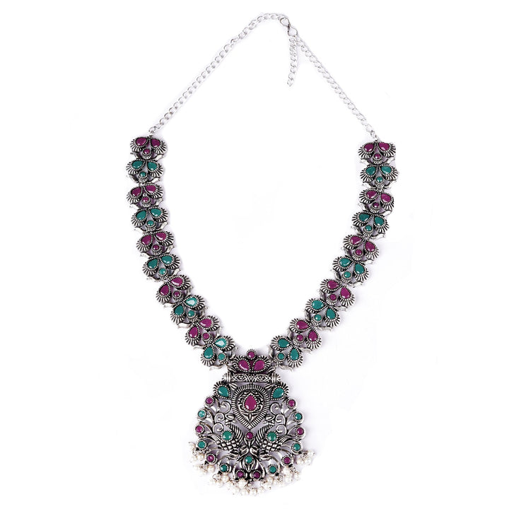 Teejh Nishka Multi Colored Necklace Set