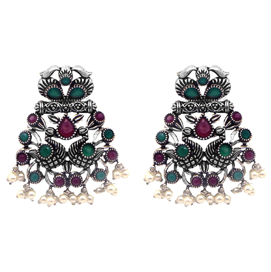 Teejh Nishka Multi Colored Necklace Set