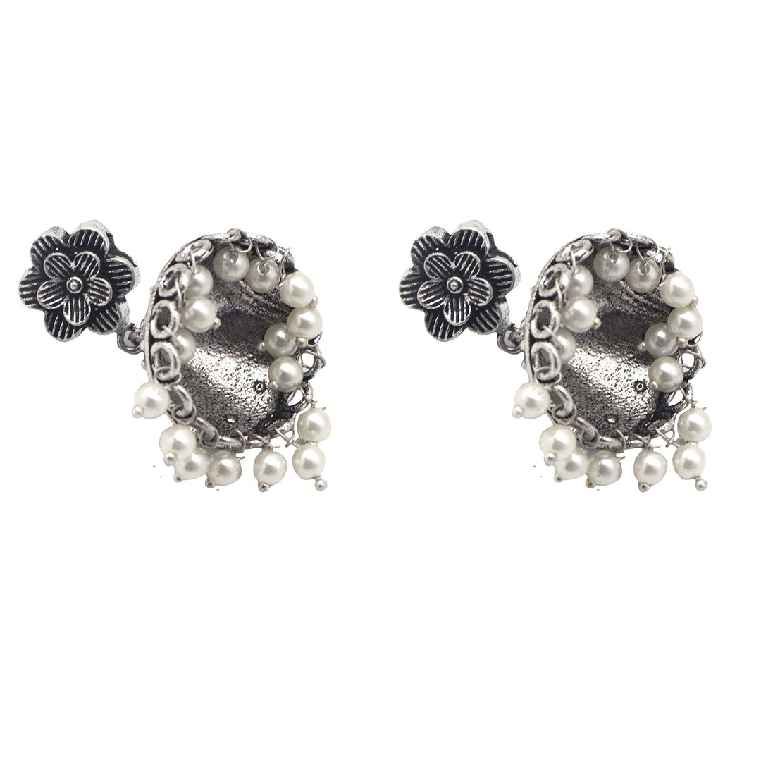 Teejh Shachi Floral Metallic Necklace Set