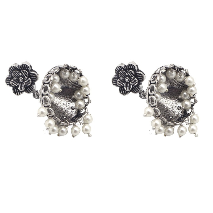 Teejh Shachi Floral Metallic Necklace Set