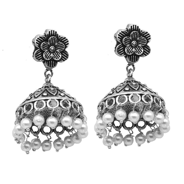 Teejh Shachi Floral Metallic Necklace Set