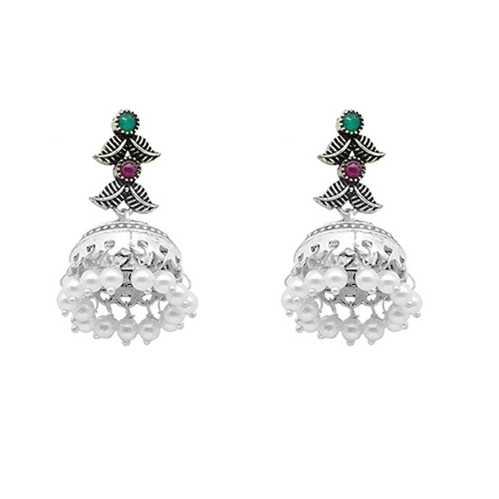 Teejh Margal Silver Oxidised Jewelry Gift Set