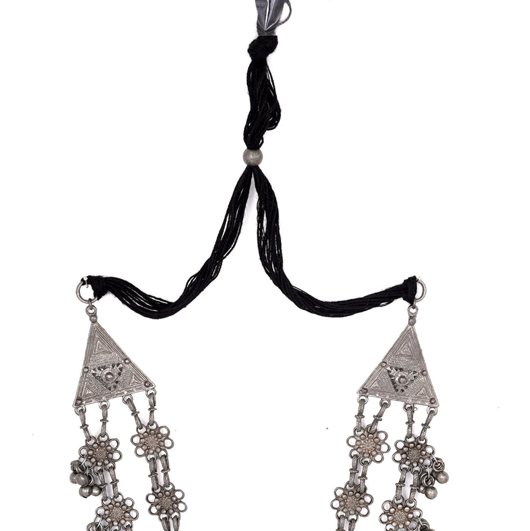 Teejh Rua Antique Silver Polish Long Necklace