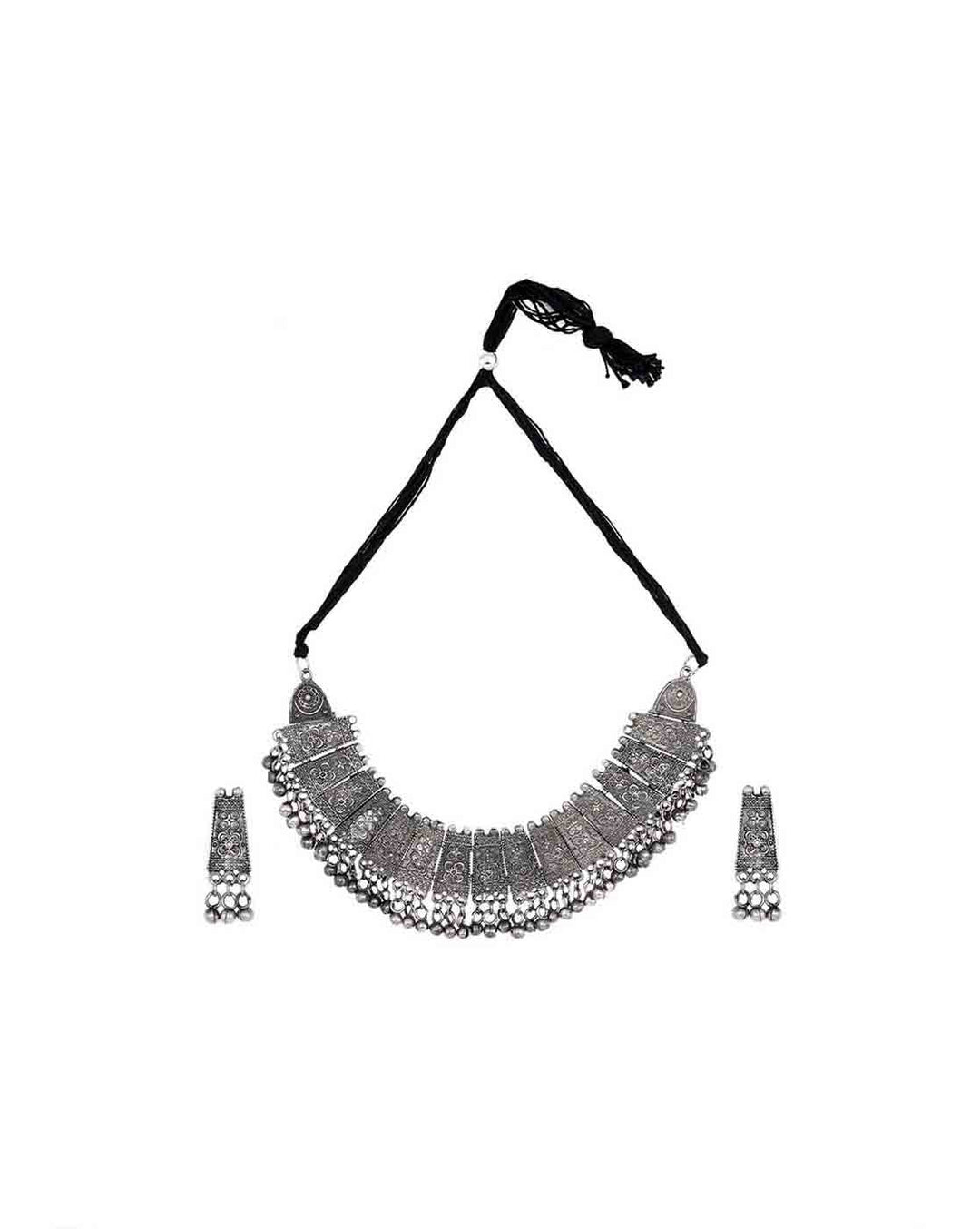 Teejh Rachna Silver Oxidsed Jewelry Gift Set