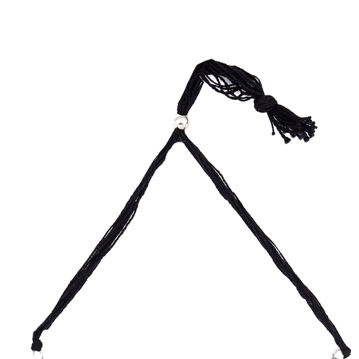 Teejh Mihira Ethnic Silver Oxidised Choker Necklace Set