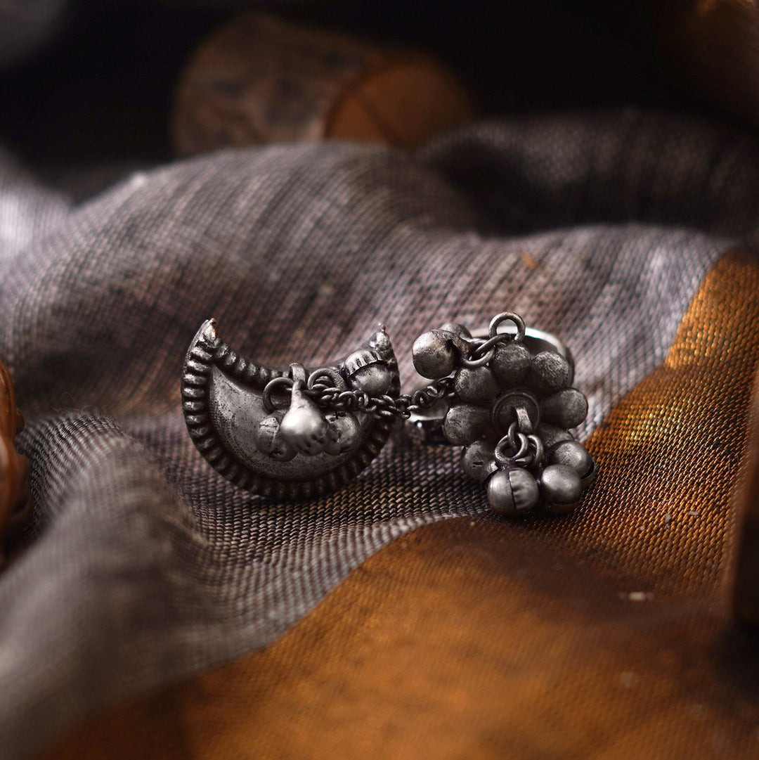 Teejh Chaithra Antique Silver Polish Teejh Ring
