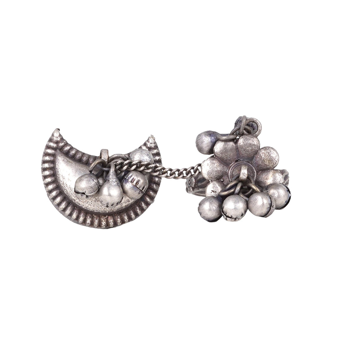 Teejh Chaithra Antique Silver Polish Teejh Ring
