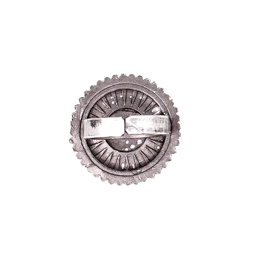 Teejh Loukya Ethnic Silver Oxidised Teejh Ring