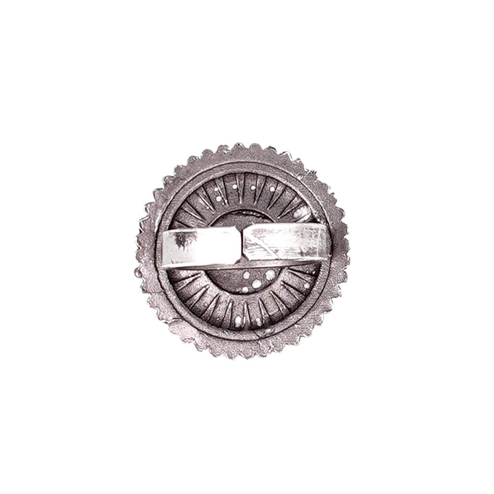 Teejh Loukya Ethnic Silver Oxidised Teejh Ring