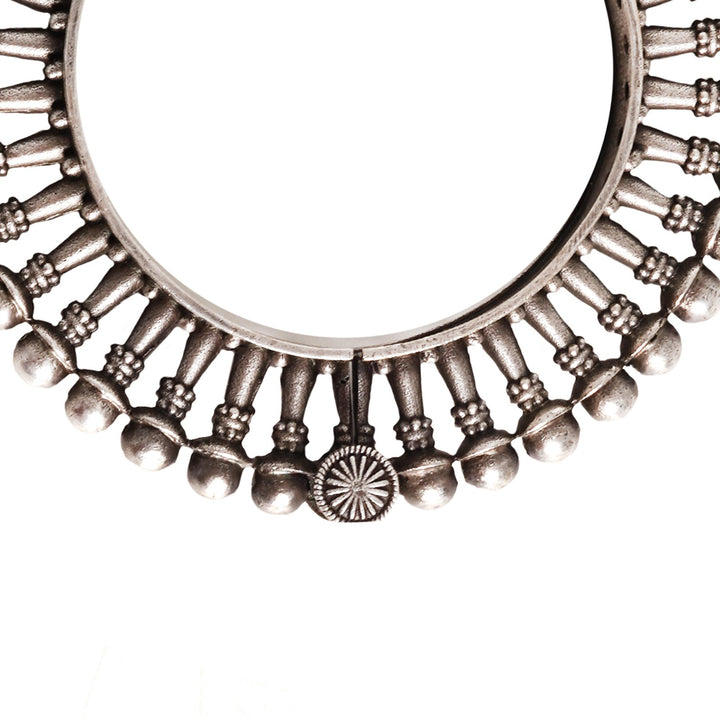 Teejh Jeni Silver Oxidised Bangle