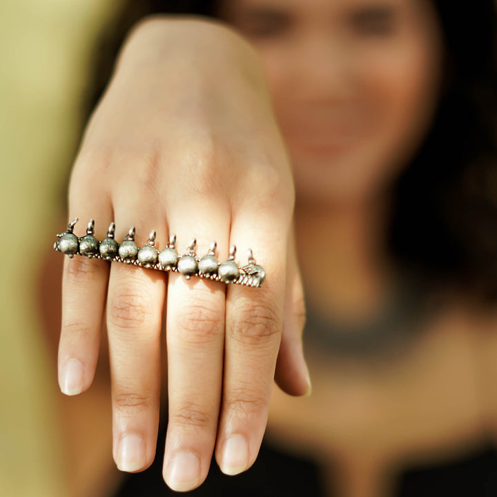 Teejh Rua Antique Silver Polish Teejh Ring