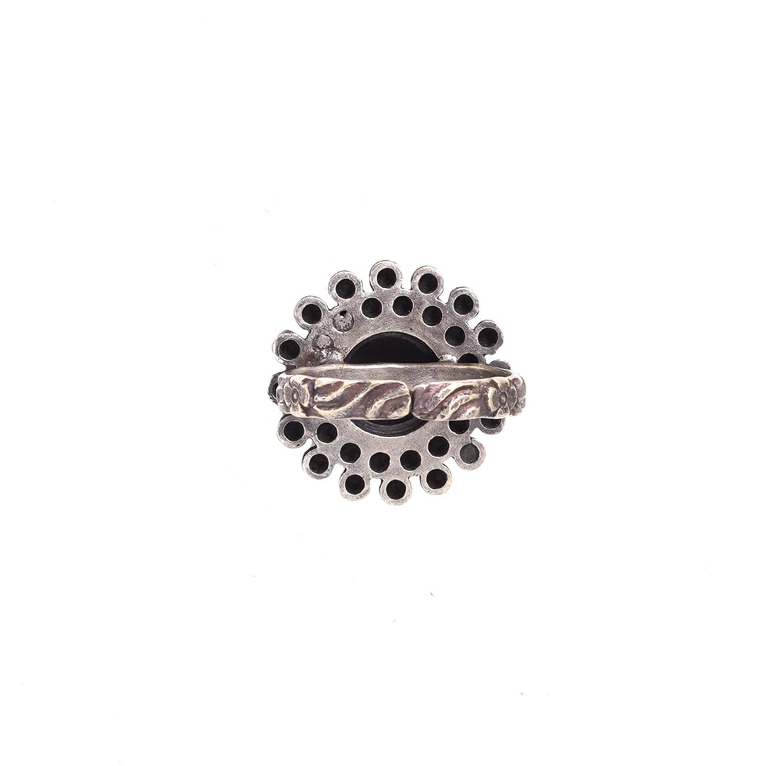 Teejh Nira Antique Silver Polish Teejh Ring