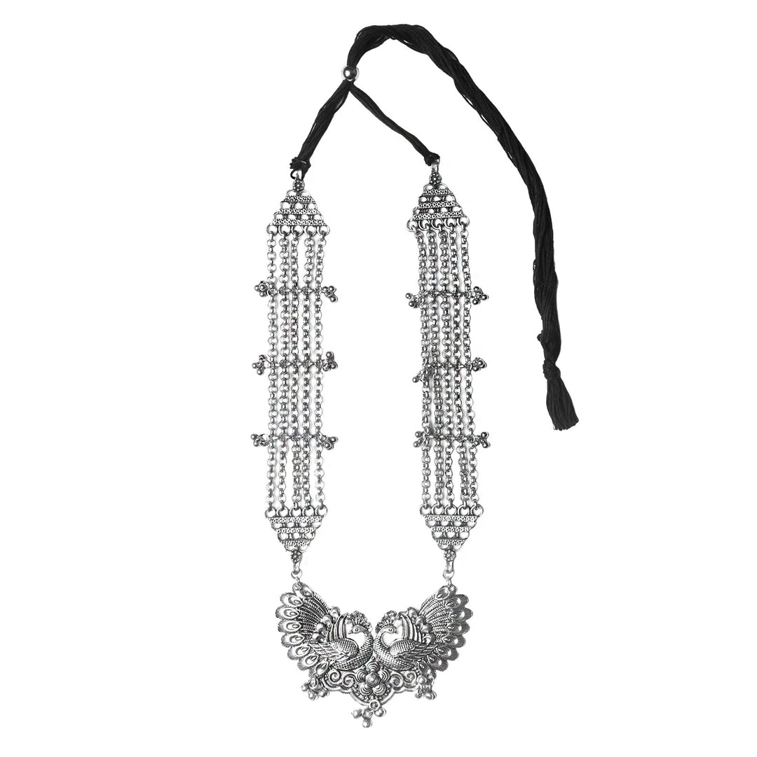 Teejh Lashika Silver Oxidised Jewelry Gift Set