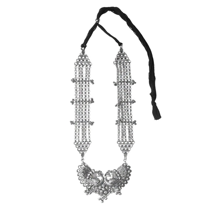 Teejh Lashika Silver Oxidised Jewelry Gift Set