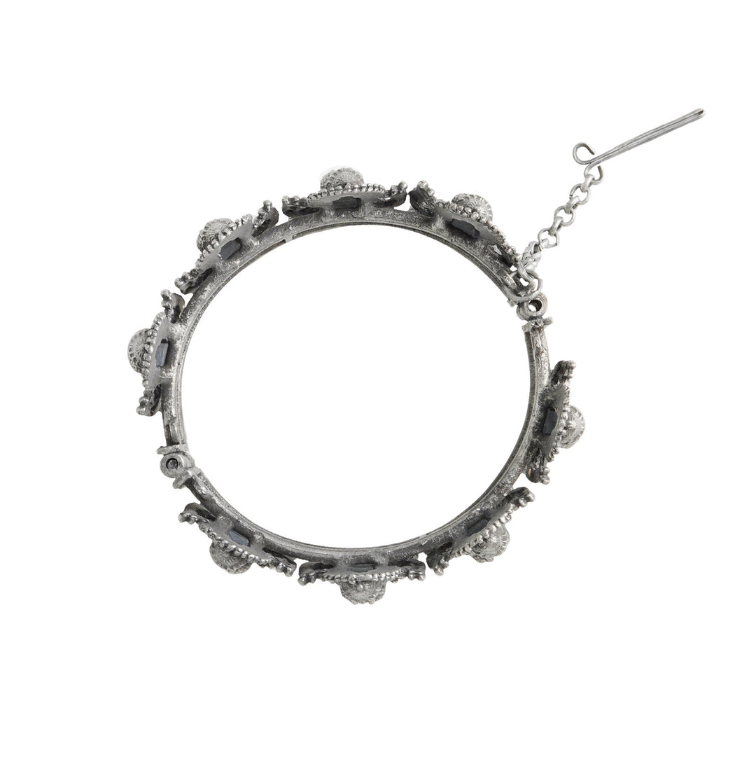 Teejh Sudha Silver Oxidised Bangle