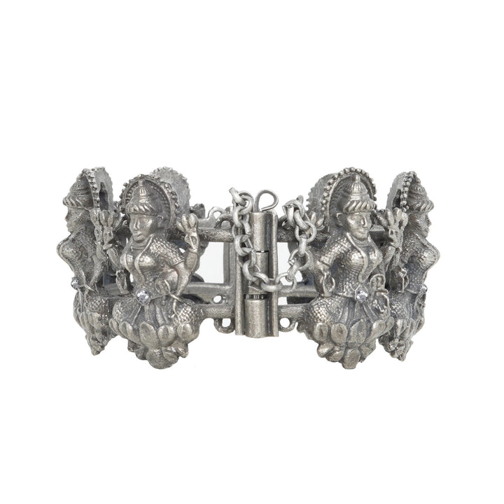 Teejh Sudha Silver Oxidised Bangle