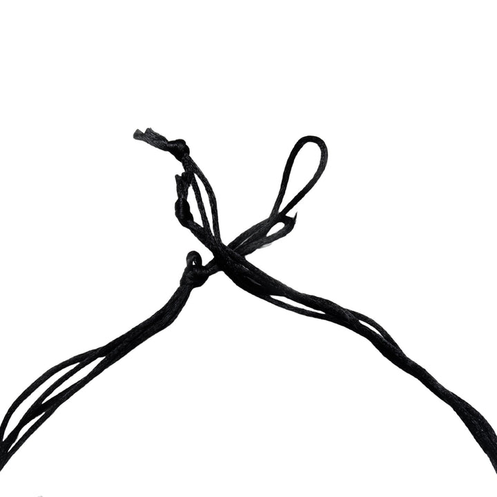 Teejh Zaira Black Silver Oxidised Choker Necklace