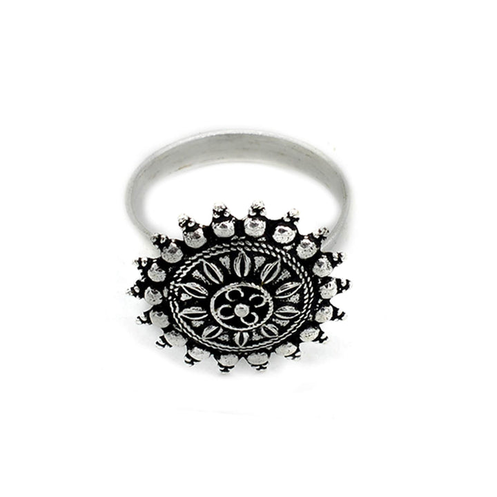 Nitya Silver Ring - Joker & Witch