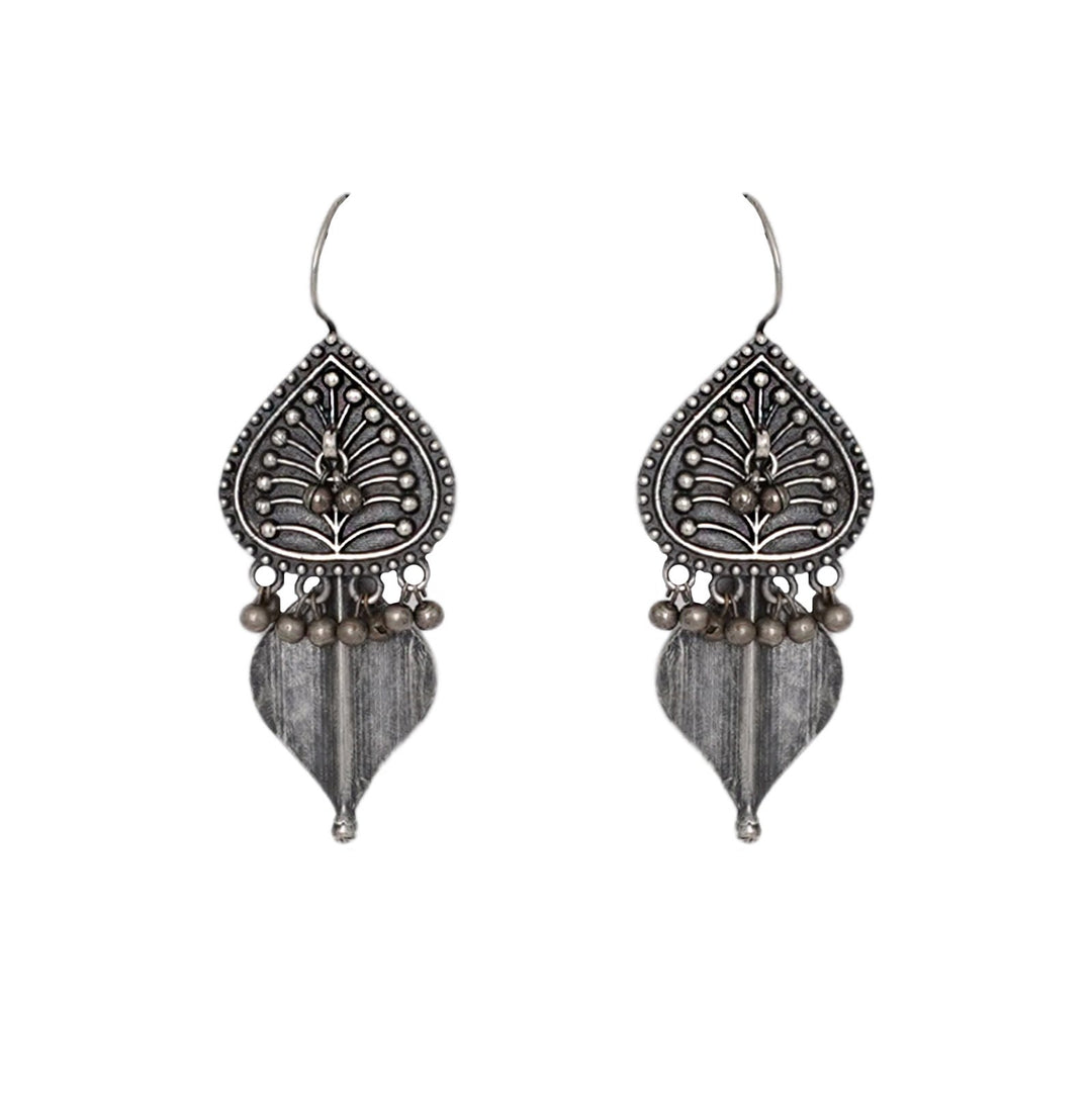 Teejh Rabhya Silver Oxidised Earrings
