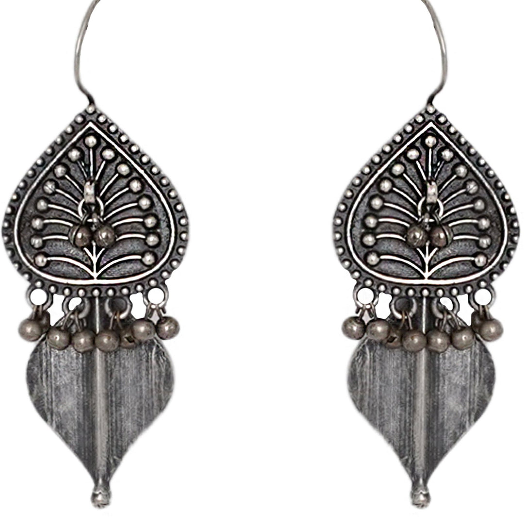 Teejh Rabhya Silver Oxidised Earrings