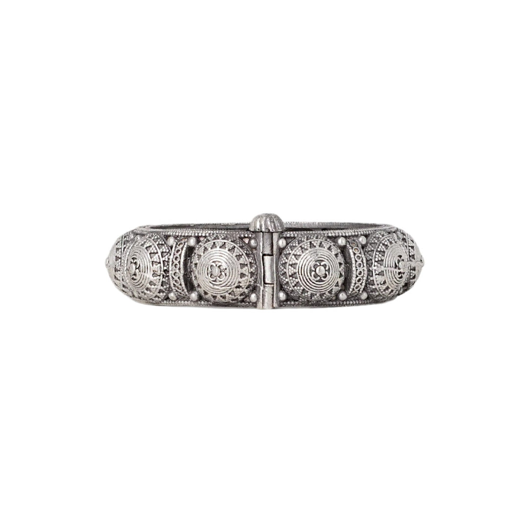 Teejh Siara Silver Oxidised Bangle