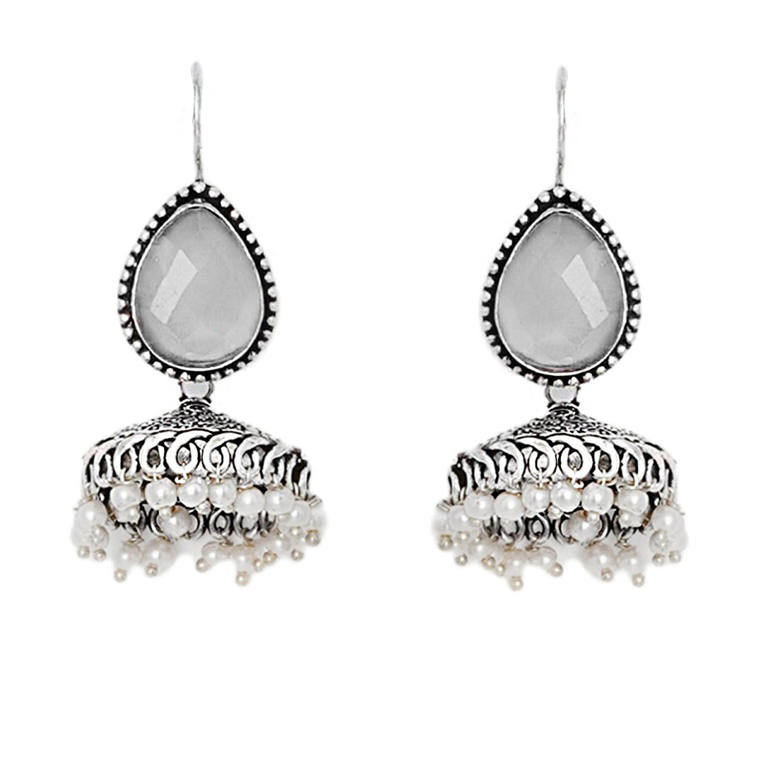 Teejh Lumbika Silver Oxidised Jewelry Gift Set
