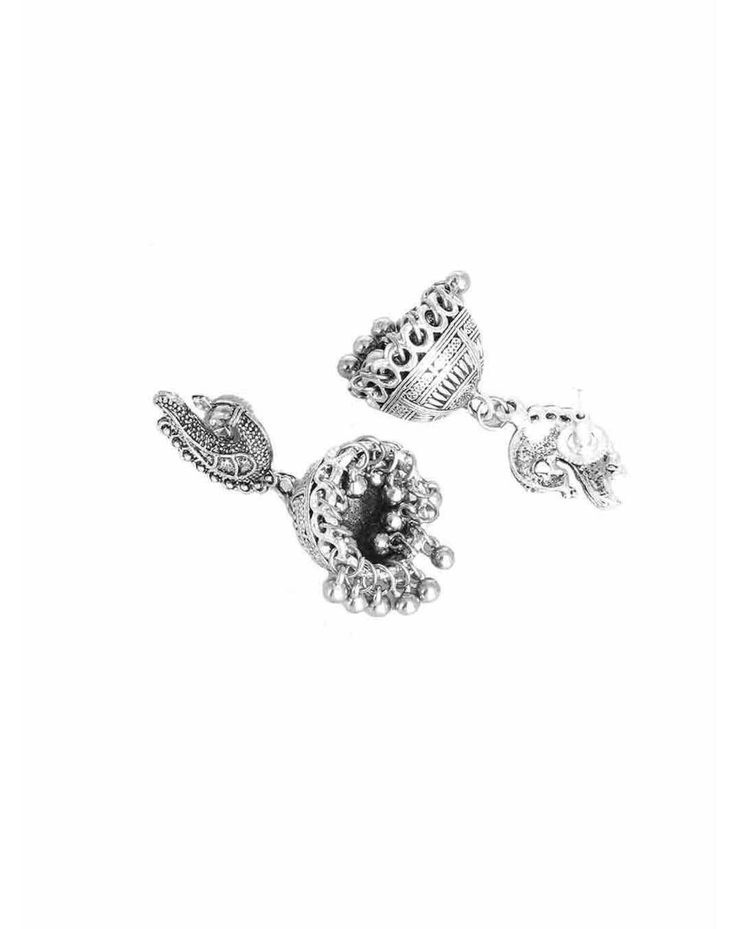 Teejh Yamura Silver Oxidised Jewelry Gift Set