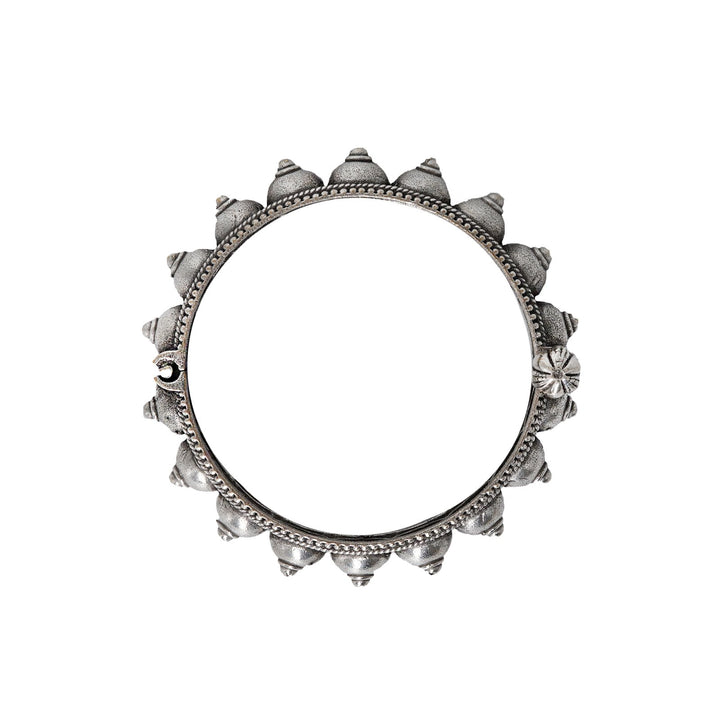 Teejh Sharmila Silver Oxidised Bangle