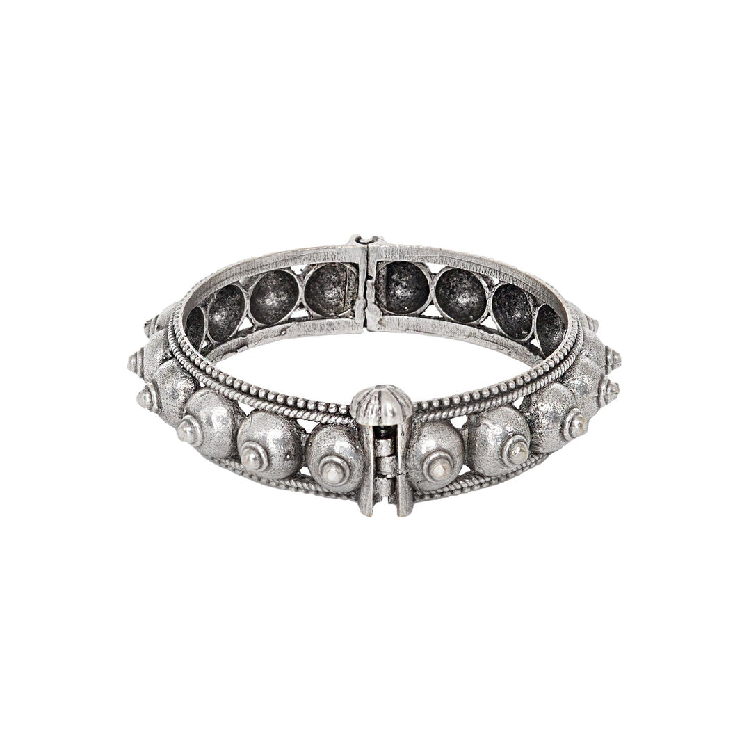 Teejh Sharmila Silver Oxidised Bangle
