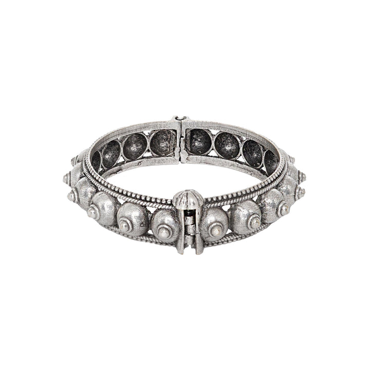 Teejh Sharmila Silver Oxidised Bangle