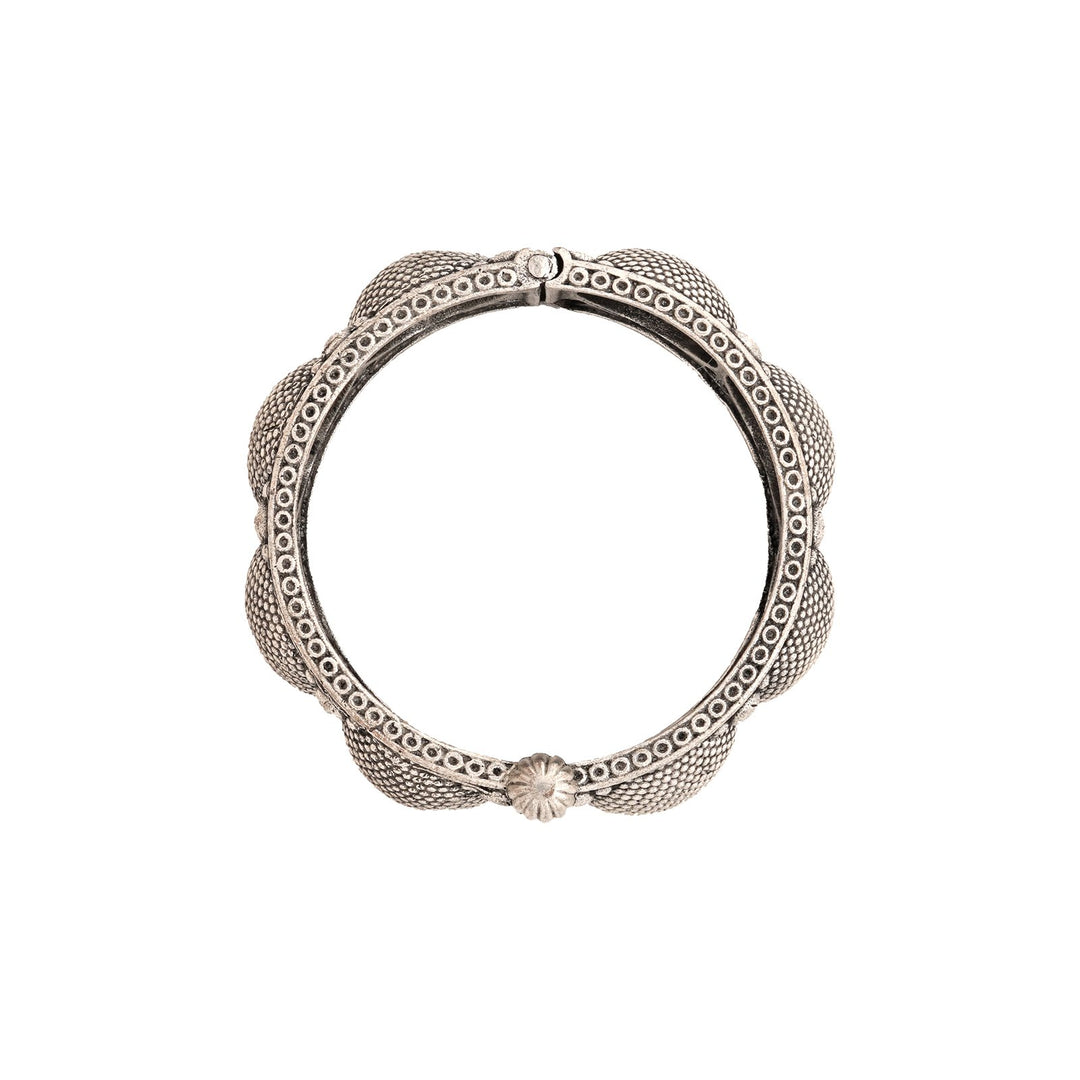 Teejh Ovya Silver oxidised bracelet