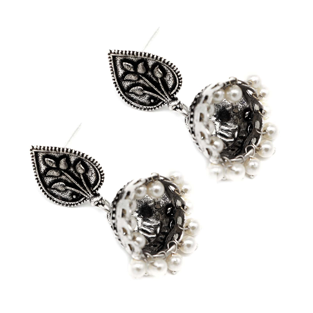 Pavaki Multi Colored Silver Oxidized  Pendant Set - Joker & Witch