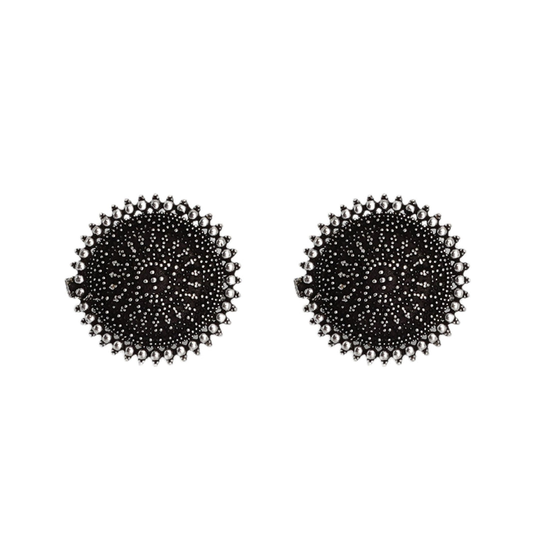 Teejh Darshita Silver Oxidised Toe Rings