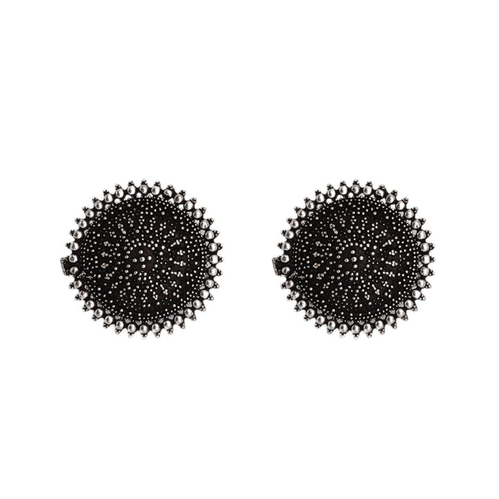 Teejh Darshita Silver Oxidised Toe Rings