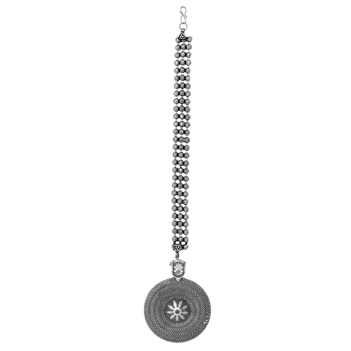 Teejh Miraya Silver Oxidised Maang Tika