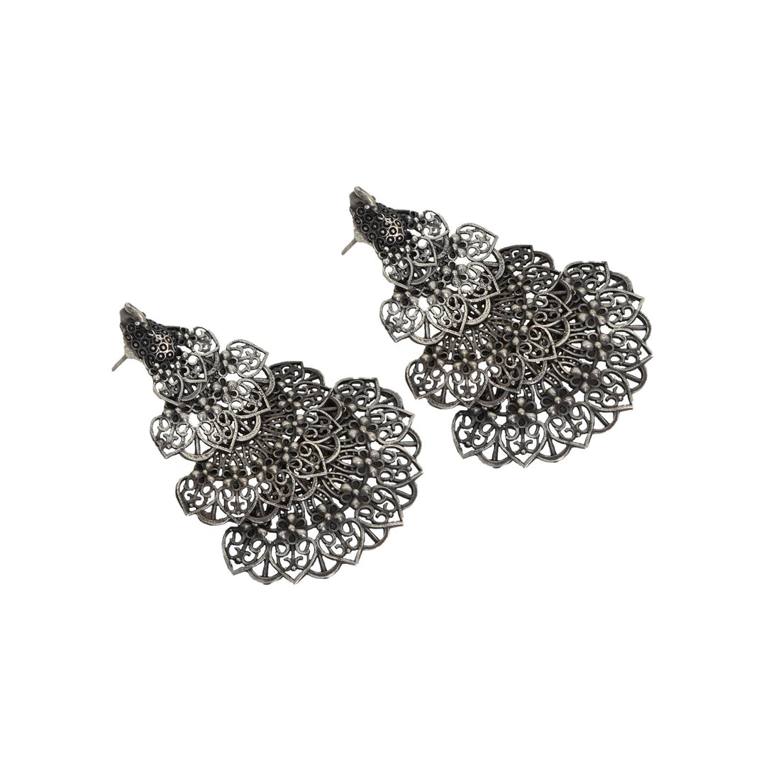 Teejh Anandita Silver Oxidised Earrings