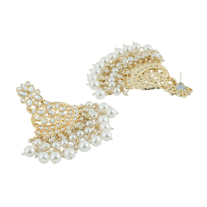 Teejh Priyal Pearl and Polki Earring