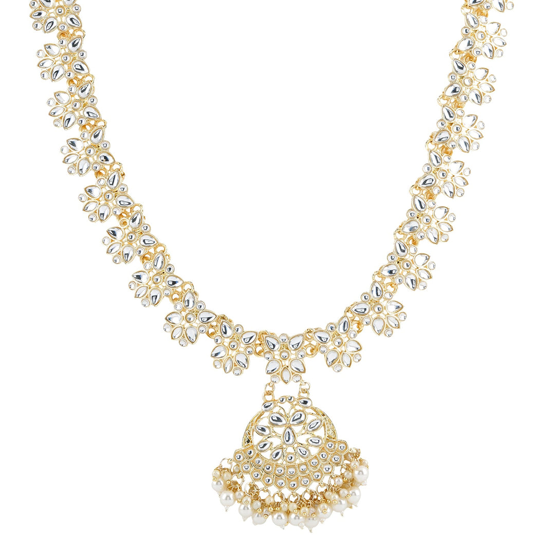 Teejh Jayani Pearl and Polki Necklace