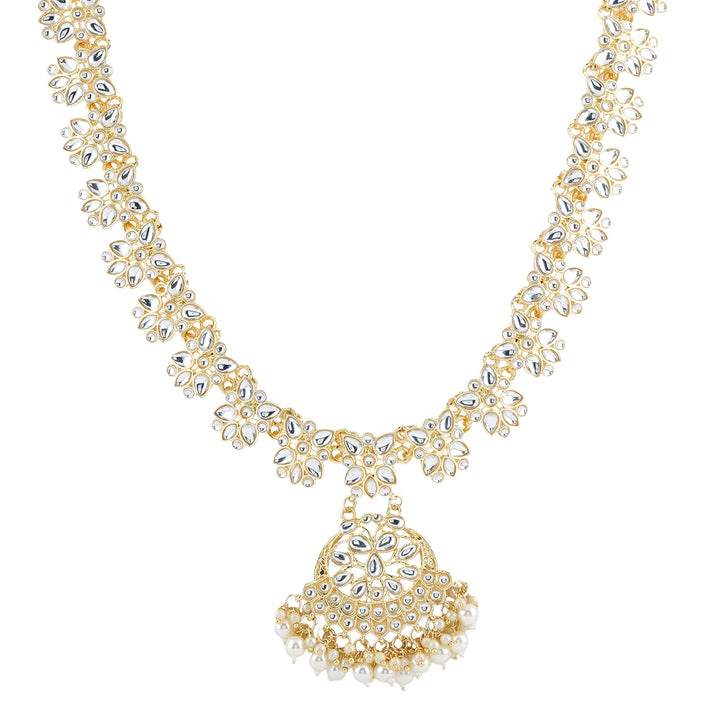 Teejh Jayani Pearl and Polki Necklace